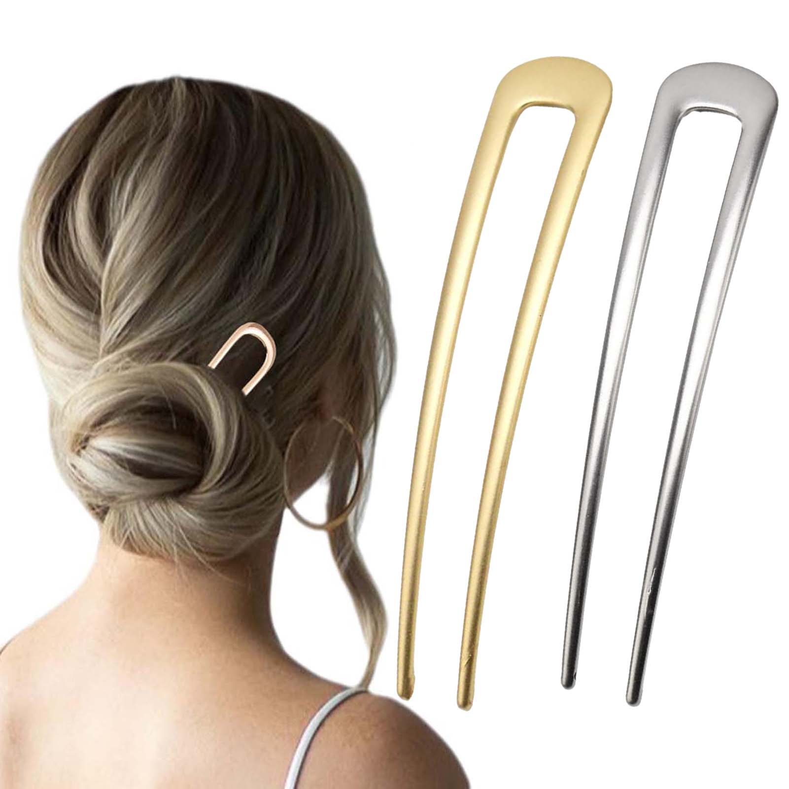 Home Decor Gold - French U Shaped Hair Pins Vintage