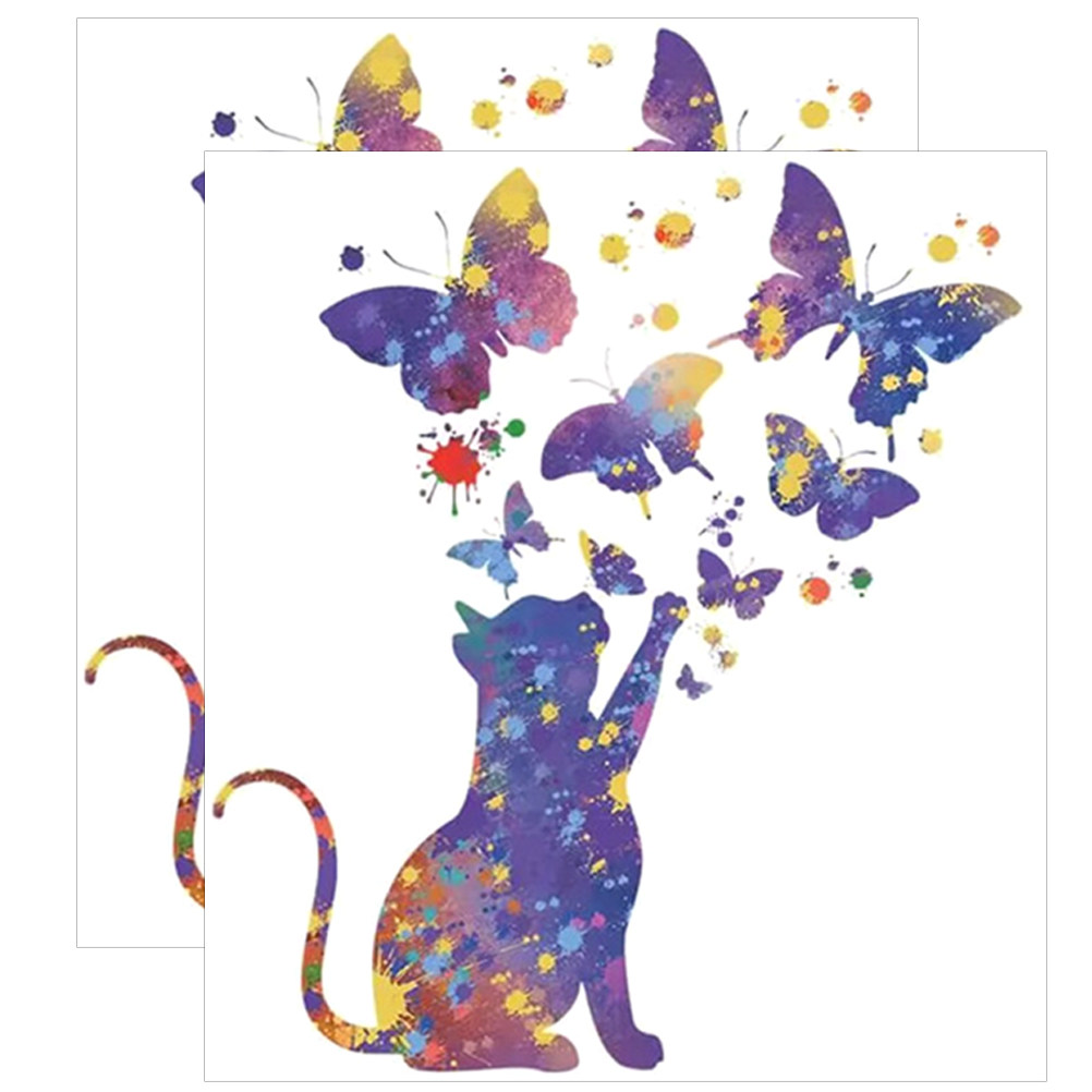Home Decor Cat - 2 Sheets Home Decor Butterfly Nursery
