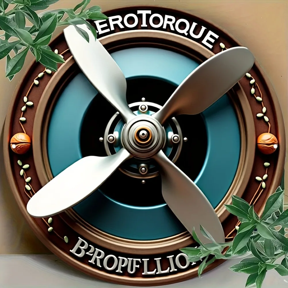 Home Decor Trends - Vintage Airplane Propeller 2D Flat Metal