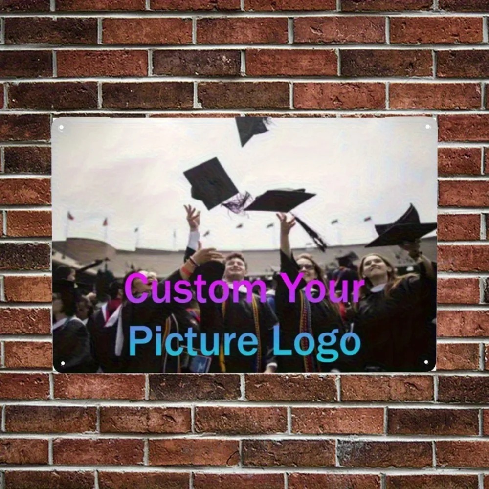 Home Decor Logo - [2D Flat] Customizable Vertical Metal Wall