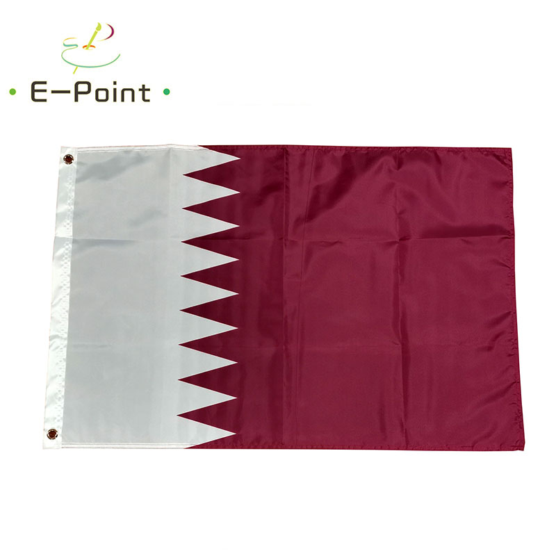 Home Decor Qatar - Qatar National Flag 2ft*3ft (60*90cm) 3ft*5ft