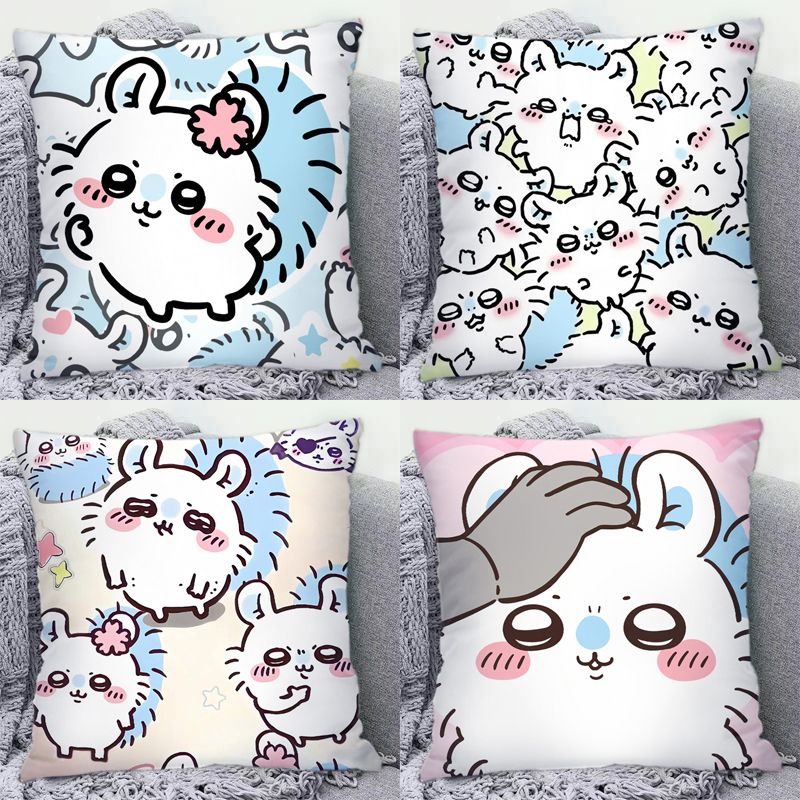 Decorative Throw Pillow - Chiikawa Momonga Pillow Kawaii Anime Flying