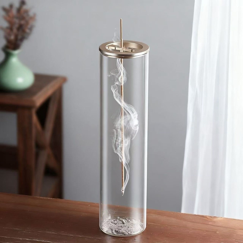 Incense Stick Holder - Cylindrical Shape Incense Stick Stand Zen