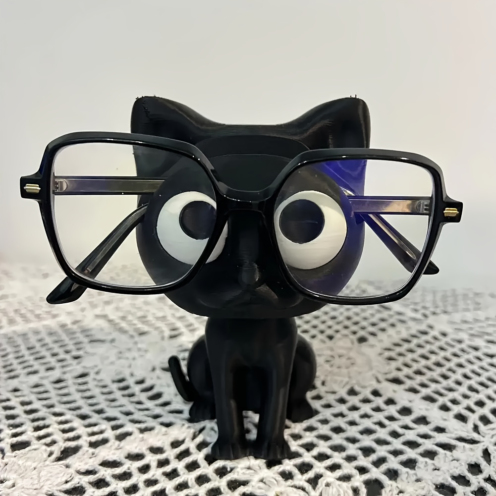 Home Decor Cat - 1 3D printed cat eyeglass holder