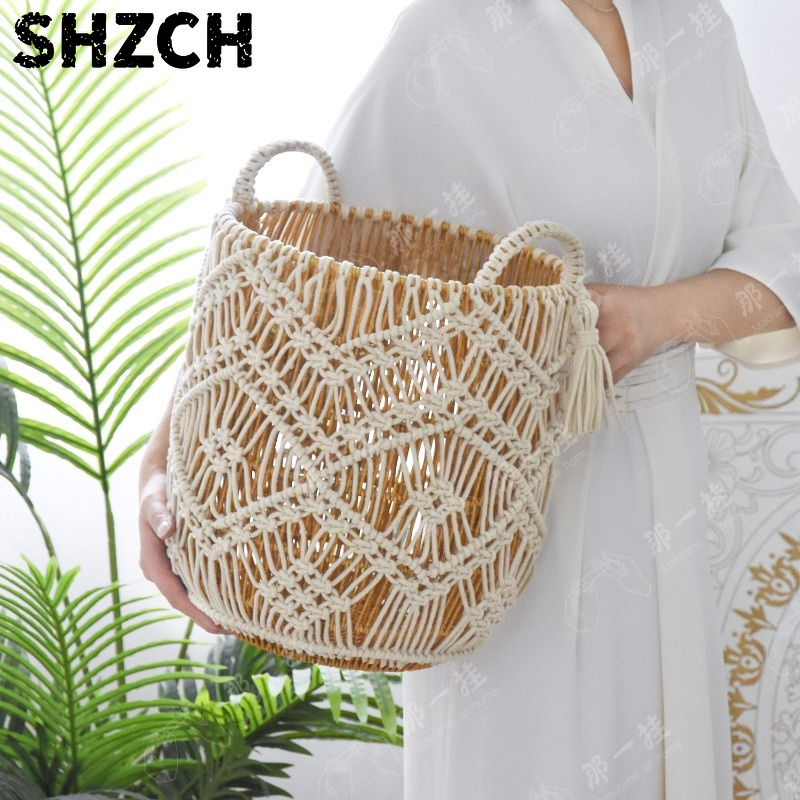 Home Decor Hampers - Original Handmade Storage Hamper, Sturdy Woven