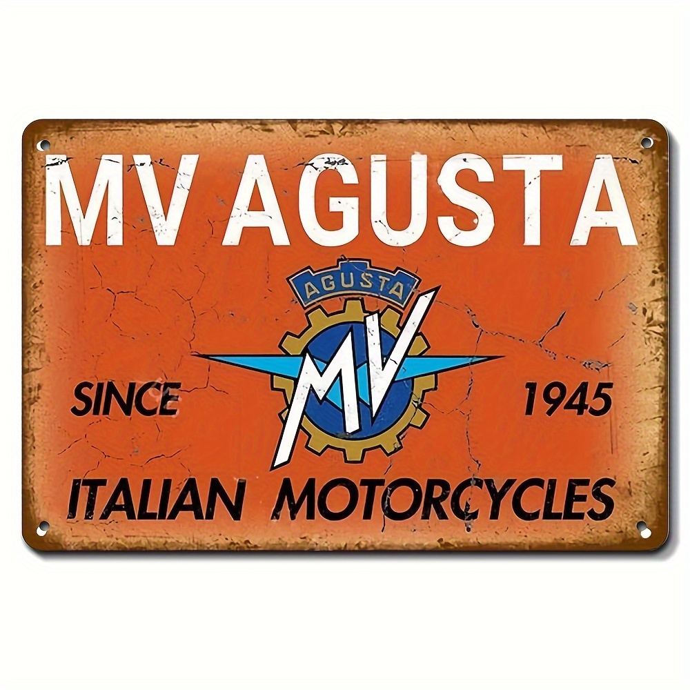 Home Decor Trends - Vintage MV Agusta Italian Motorcycles Metal