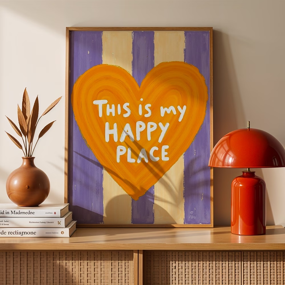 Home Decor Reviews - Modern,Retro This Is My Happy Place