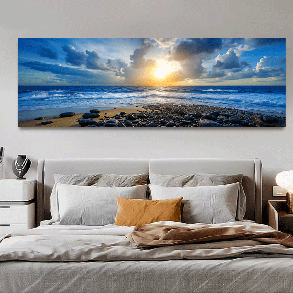 Home Decor Trends - 1PC-Canvas poster Unframed Ocean Sunset Beach
