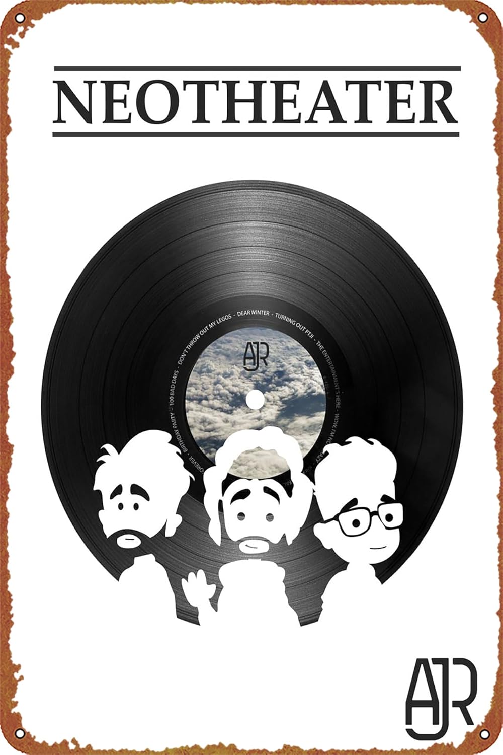 Home Decor Logo - 1p,Album poster AJR New Theatre Music
