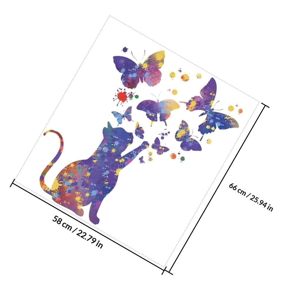 2 Sheets Home Decor Butterfly  - Home Decor Cat 评论和价格