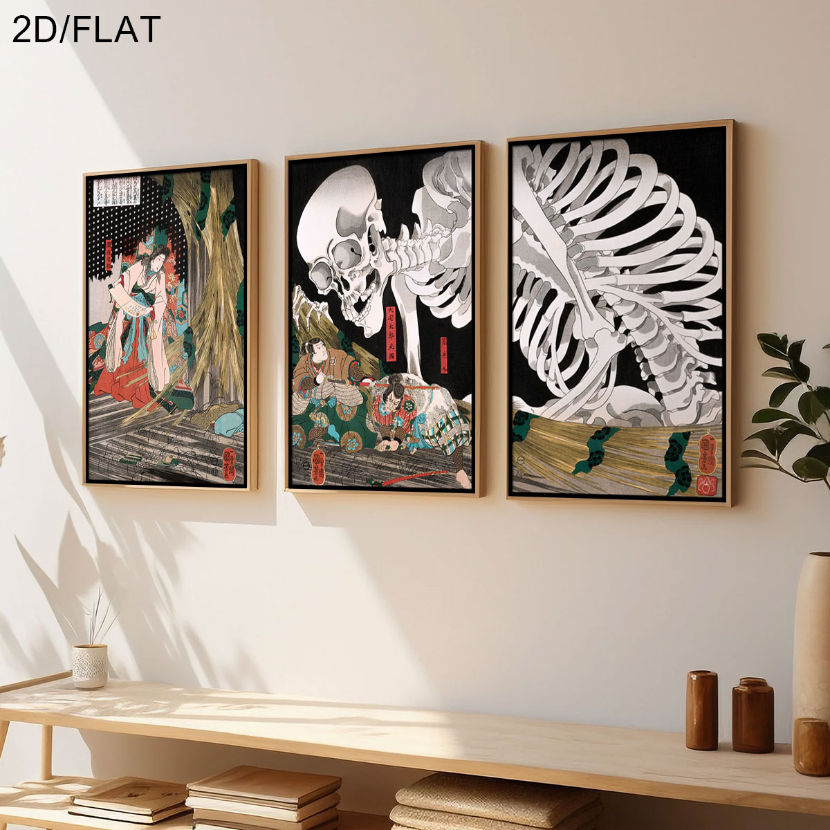 3pcs Retro Japanese Takiyasha  - Home Decor Trends 评论和价格