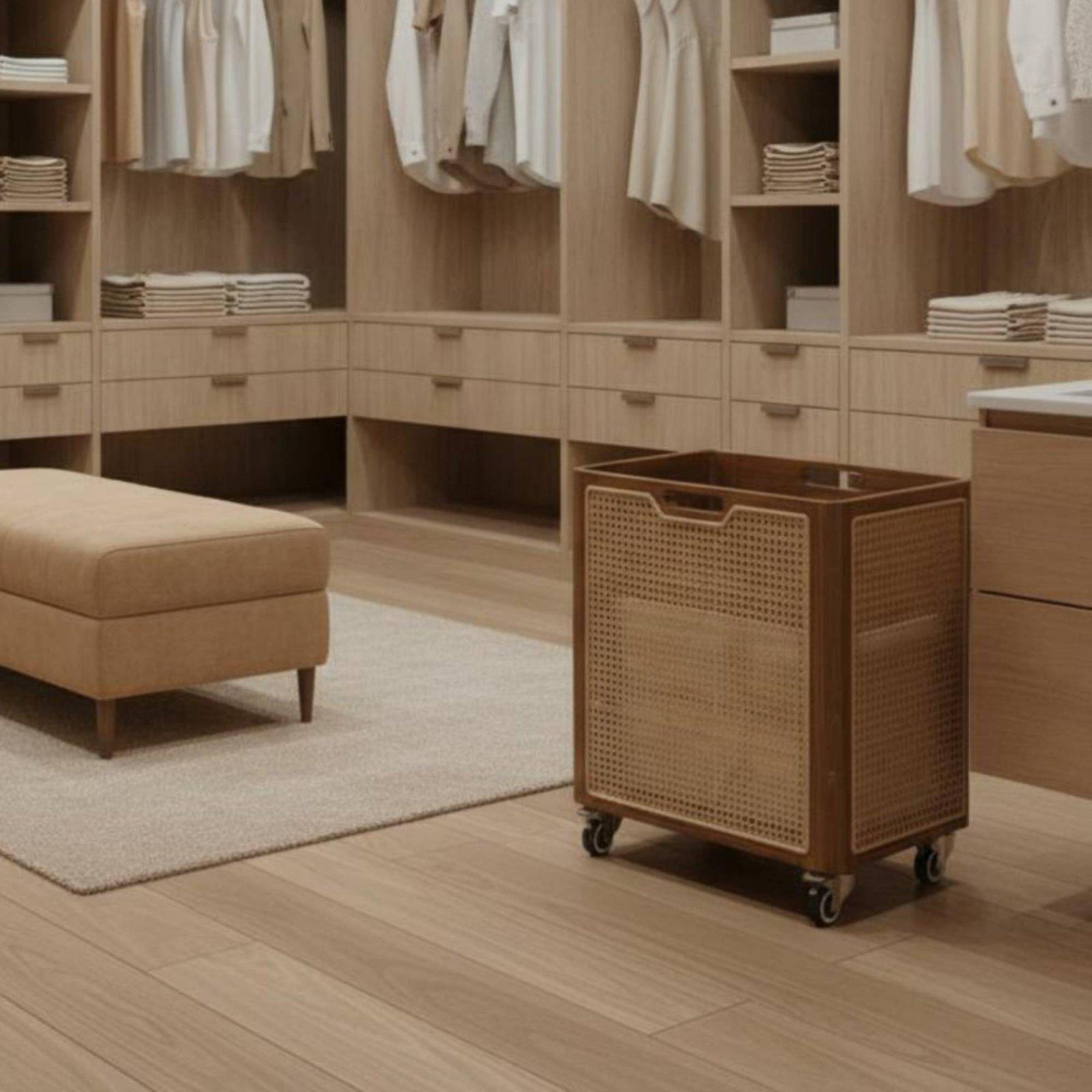 Wooden Laundry Hamper Decorati - Home Decor Hampers 评论和价格