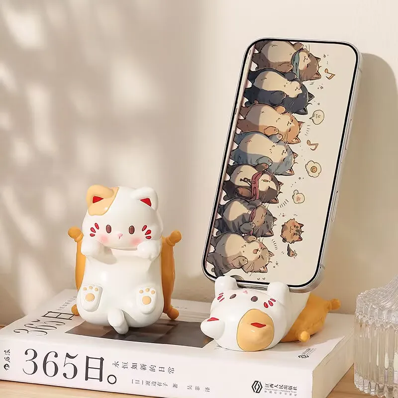 Cute Cartoon Cat Desktop Ornam - Home Decor Cat 评论和价格