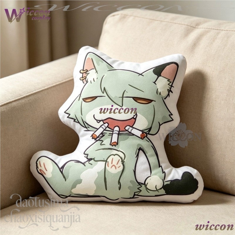 NebulaCloak Chainsmoker Cat Q  - Decorative Throw Pillow 评论和价格