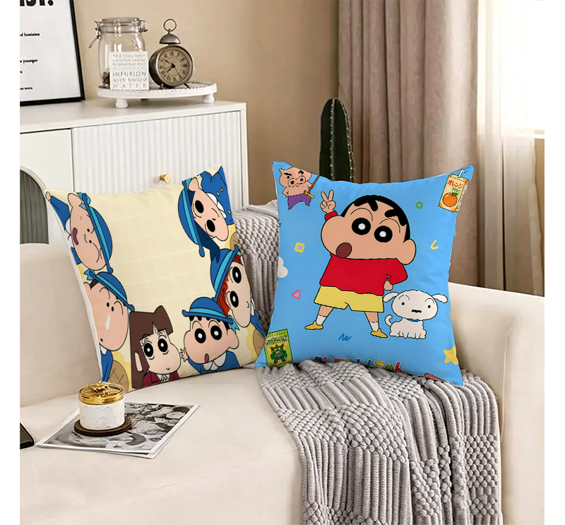 CRAYON S-SHINCHAN Printing Pil - Decorative Throw Pillow 评论和价格