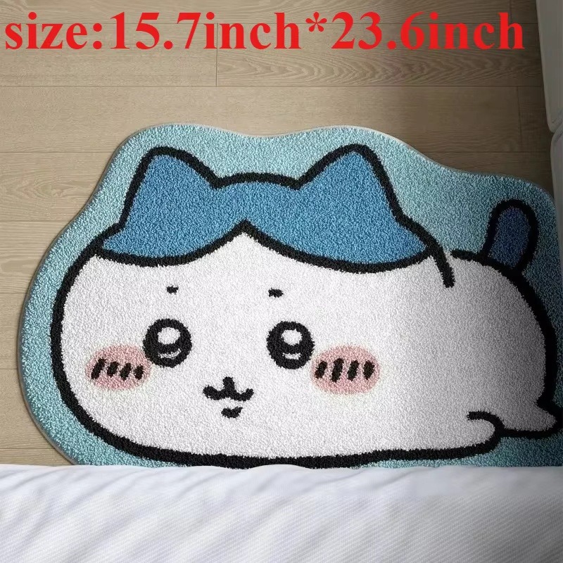 Hot Chiikawa Cartoon Rug Anime - Decorative Throw Pillow 评论和价格