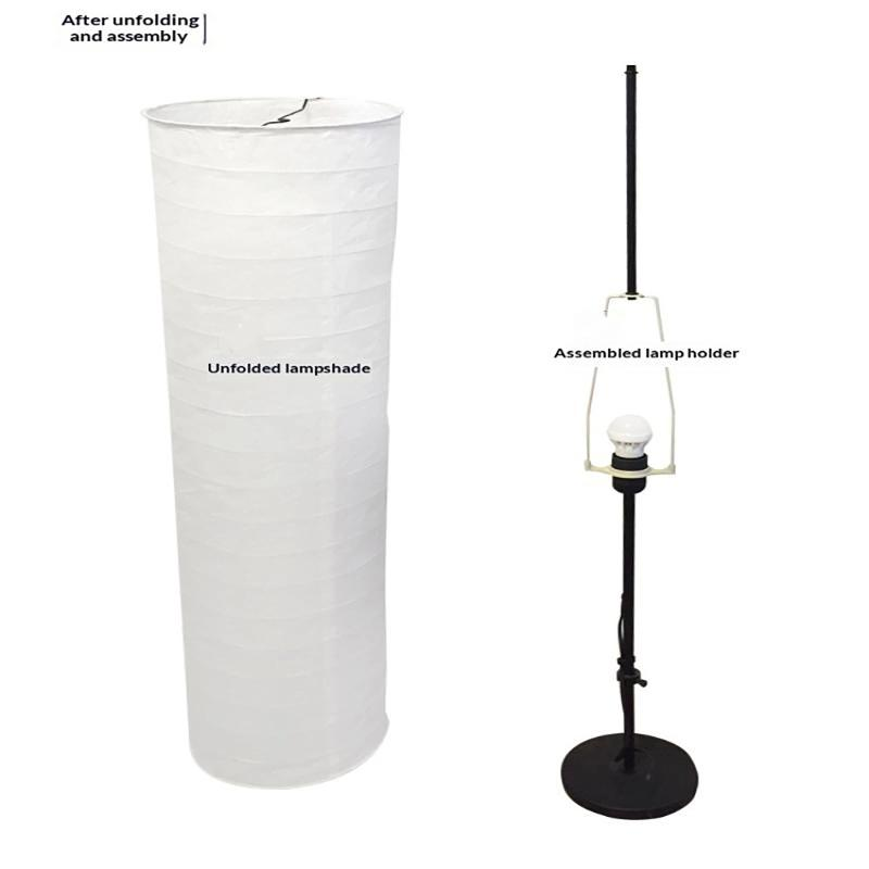 Rice Paper Floor Lamp Shade 94 - Flooring Home Decor 评论和价格