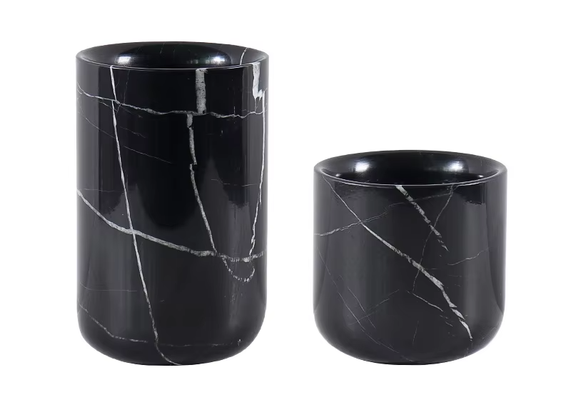 Customized Natural Marble Vase - Home Decor Vase With Flowers 评论和价格