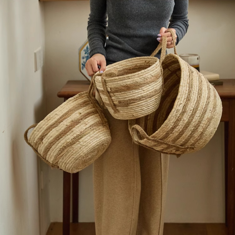 Premium Cotton Rope Woven Stor - Home Decor Hampers 评论和价格
