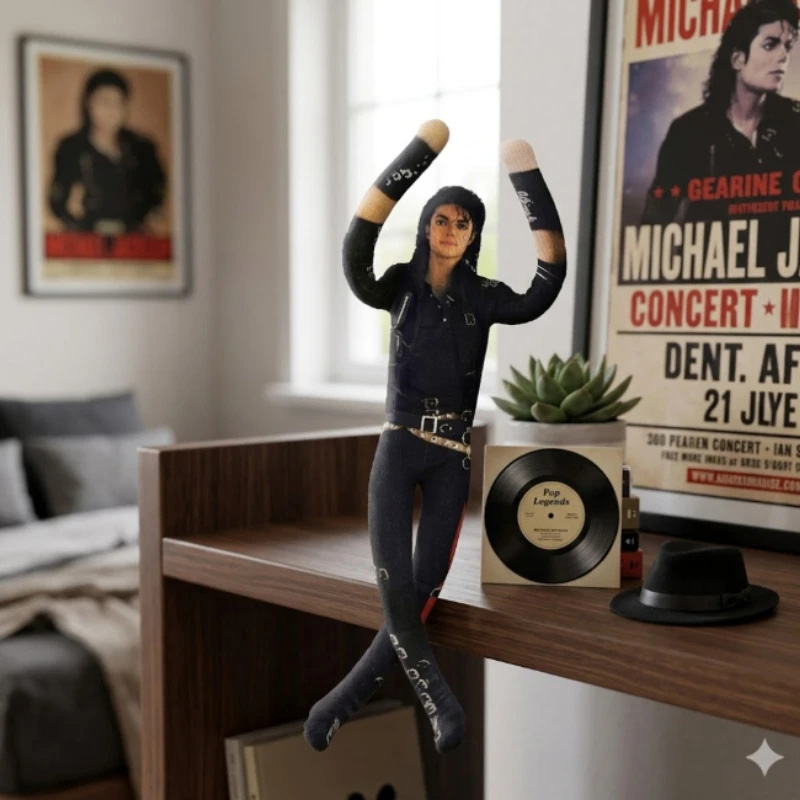Michael Jackson Plush Doll Wit - Home Decor Ideas 评论和价格