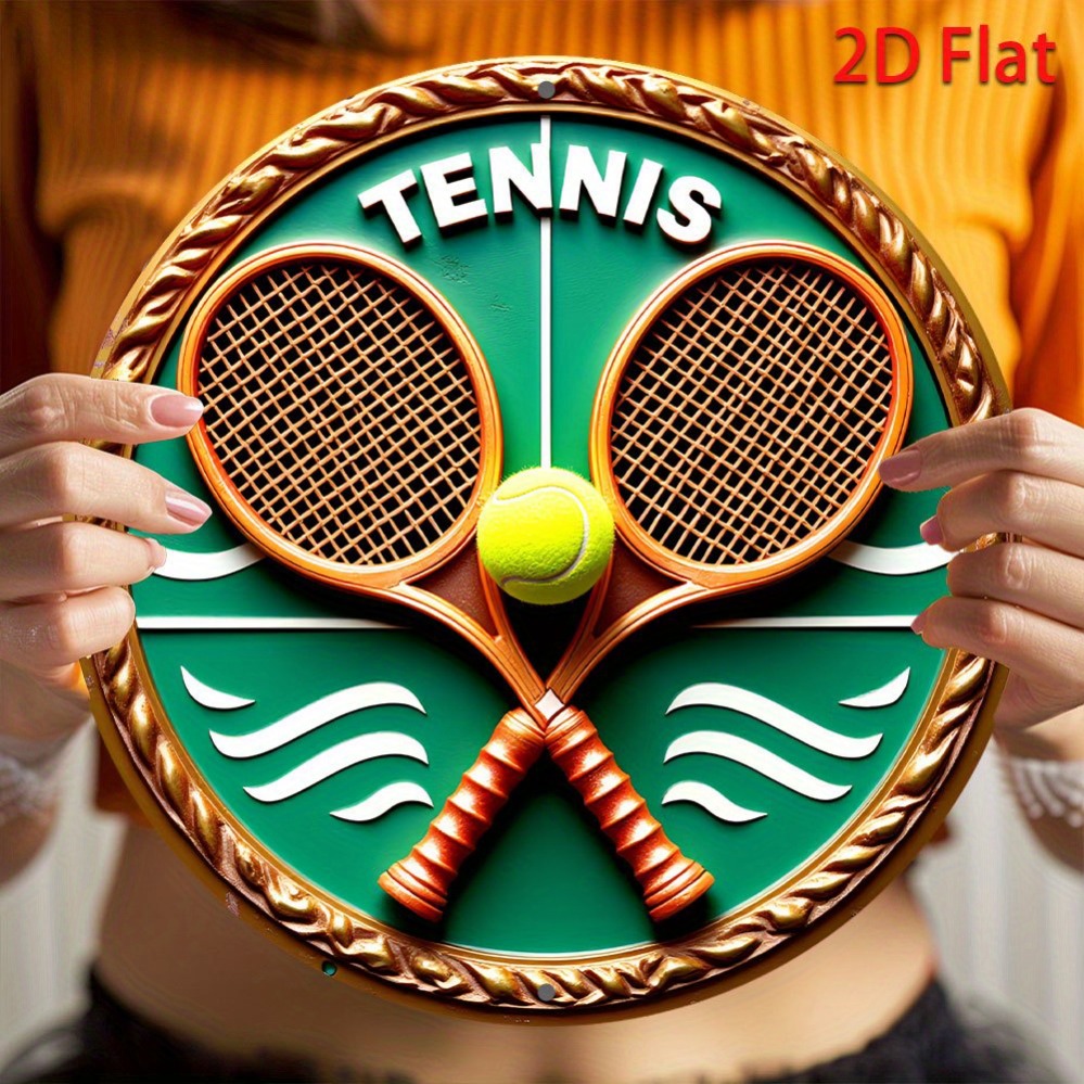 1 Piece of Retro Tennis Match  - Home Decor Logo 评论和价格