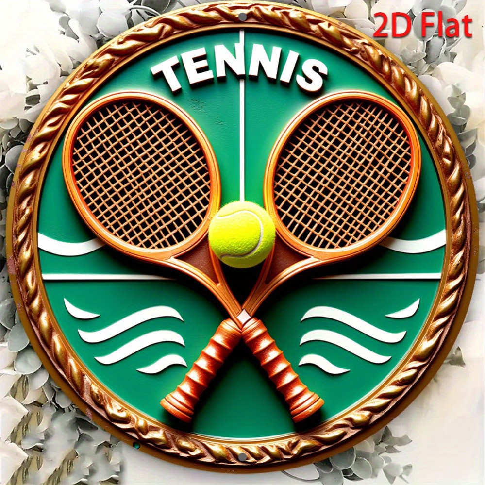 1 Piece of Retro Tennis Match  - Home Decor Logo 评论和价格