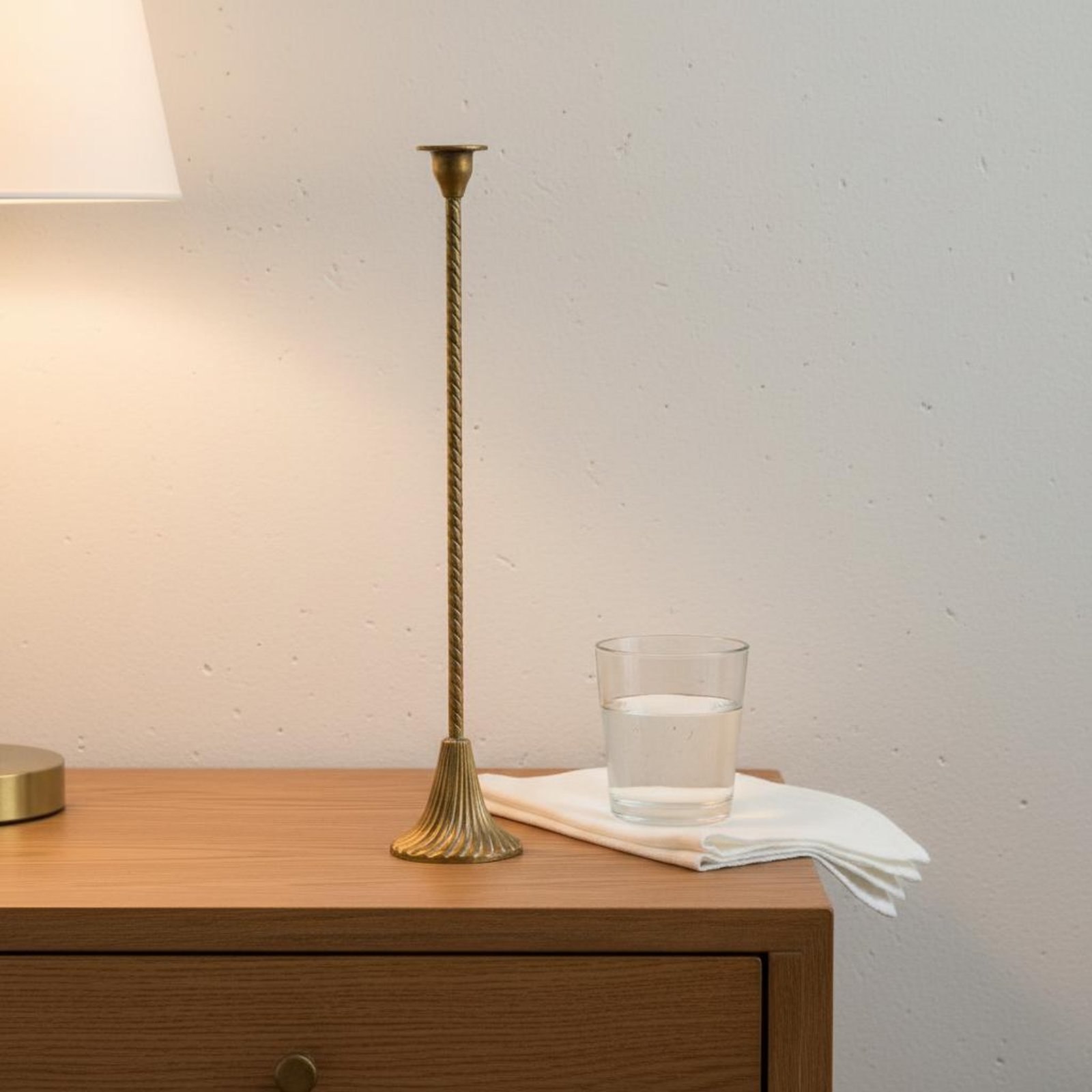 Twisted Gold Candle Holder Sta - Home Decor Gold 评论和价格