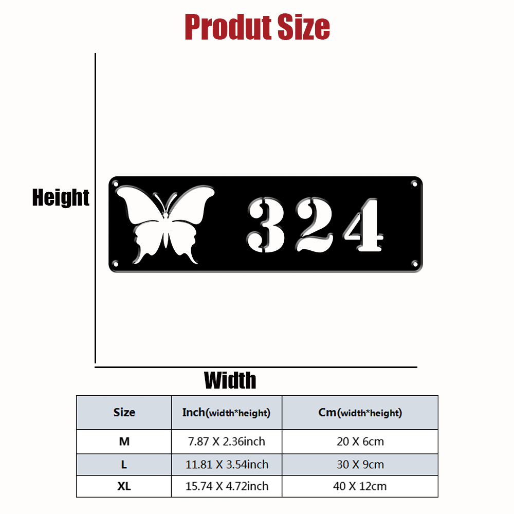1pc Custom butterfly Metal Hou - Home Decor Cat 评论和价格