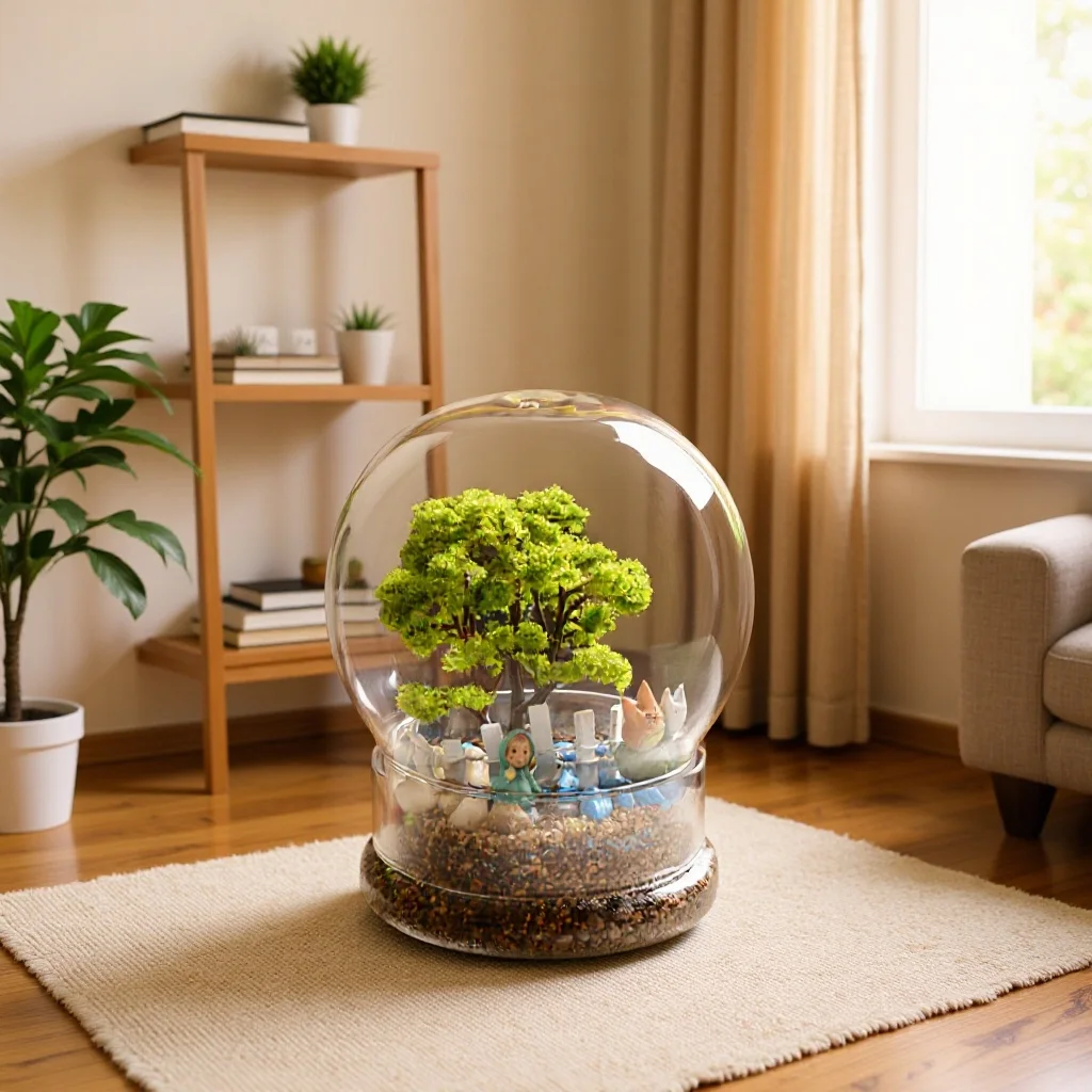 New 2in1 Spherical Terrarium G - Terrarium Glass Bottle 评论和价格