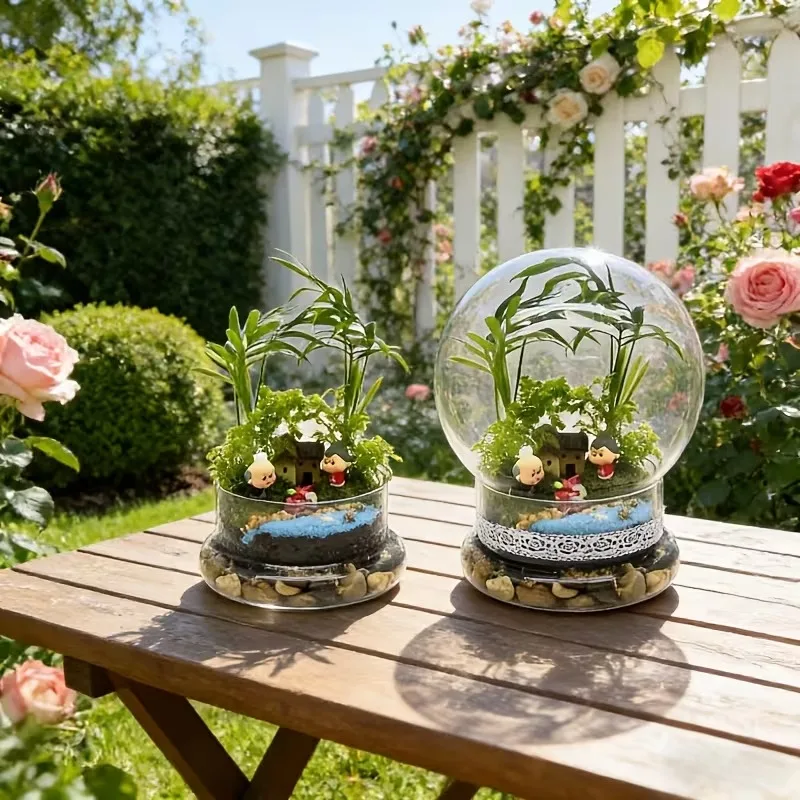 New 2in1 Spherical Terrarium G - Terrarium Glass Bottle 评论和价格
