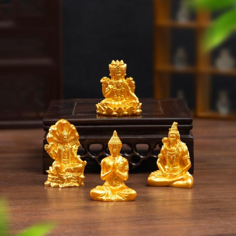 30Pcs Mini Gold Buddhas Statue - Home Decor Gold 评论和价格