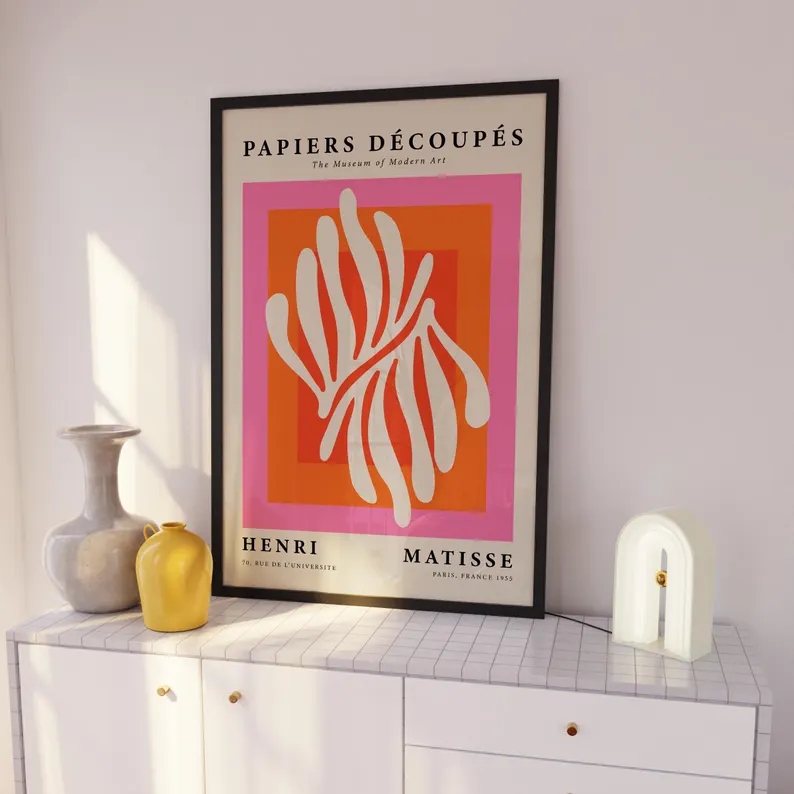 3pcsModern Orange  Bauhaus And - Home Decor Reviews 评论和价格