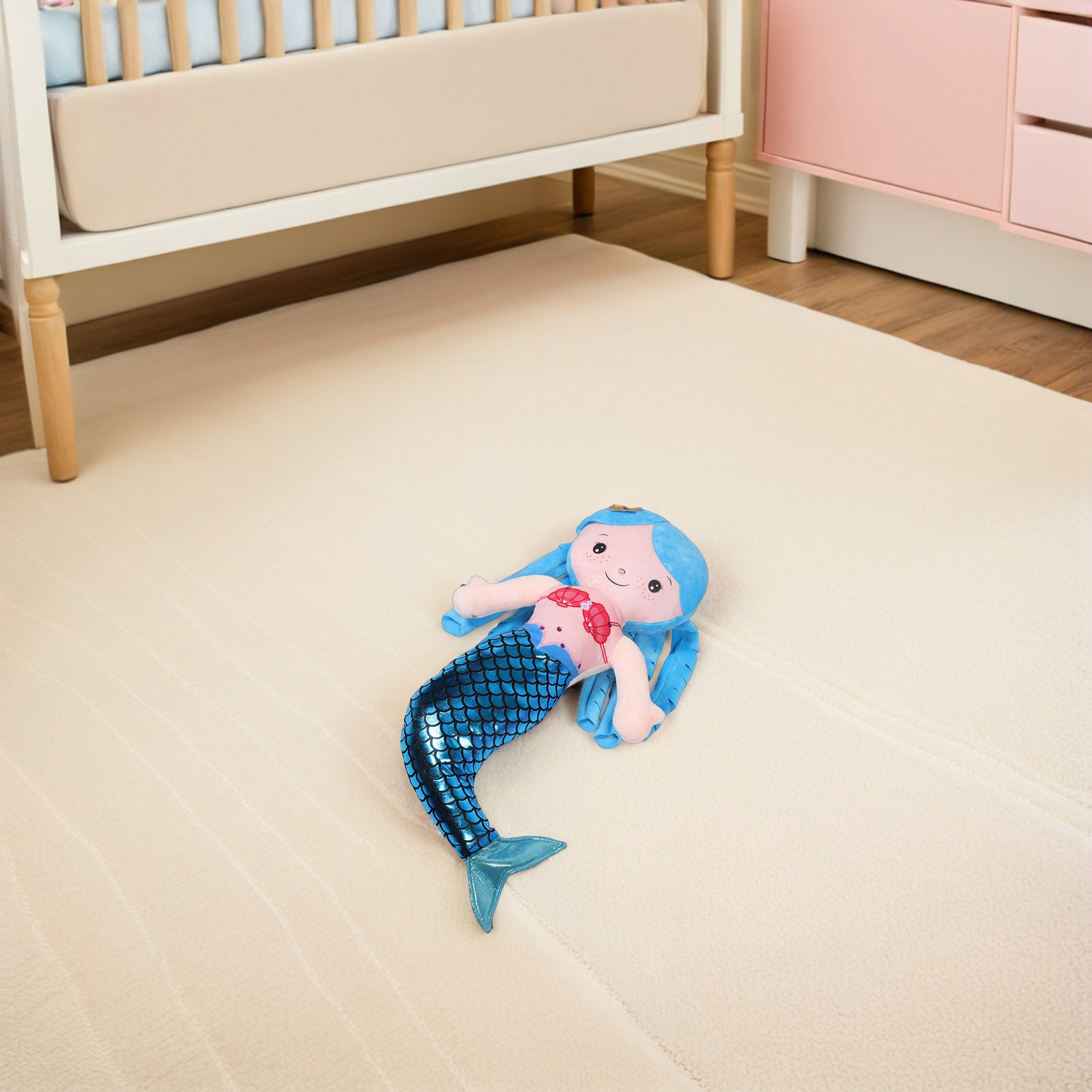 2Pcs Mermaid Pillow Soft Stuff - Decorative Throw Pillow 评论和价格