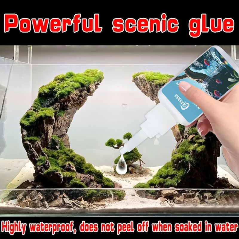 Aquarium Landscape Glue, Quick - Terrarium Glass Bottle 评论和价格