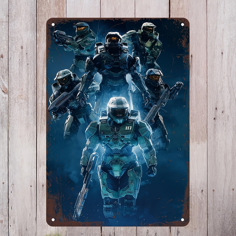Halo-Inspired Metal Wall Art S - Home Decor Trends 评论和价格