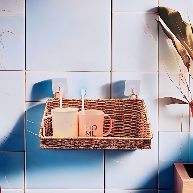 Woven Rattan Hanging Storage B - Home Decor Hampers 评论和价格