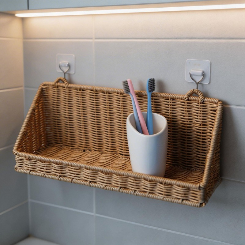 Woven Rattan Hanging Storage B - Home Decor Hampers 评论和价格