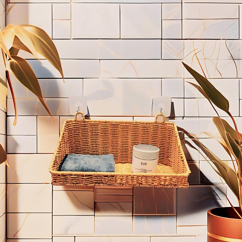 Woven Rattan Hanging Storage B - Home Decor Hampers 评论和价格
