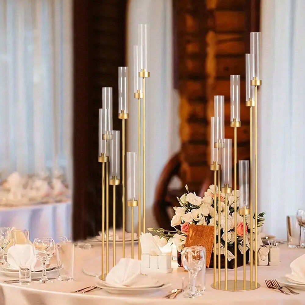 48inch Gold Floor Candle Holde - Flooring Home Decor 评论和价格