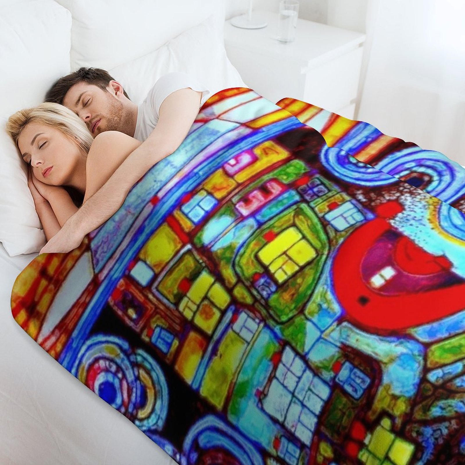 Qatar 813 neon Throw Blanket S - Home Decor Qatar 评论和价格