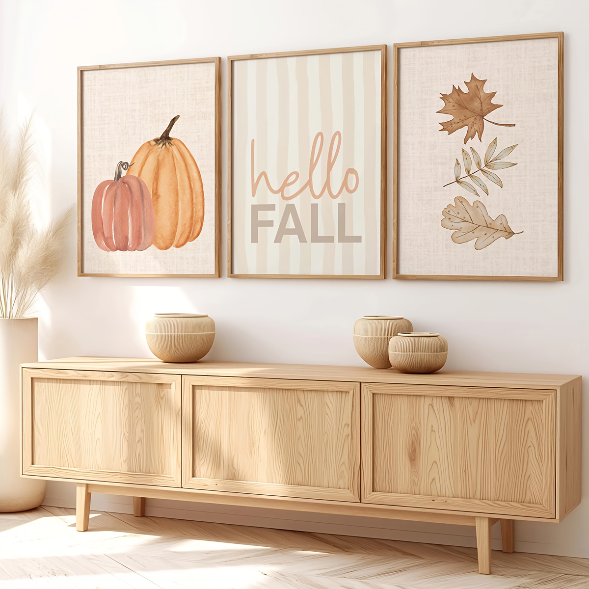 1/3pcs Hello Autumn Logo Canva - Home Decor Logo 评论和价格