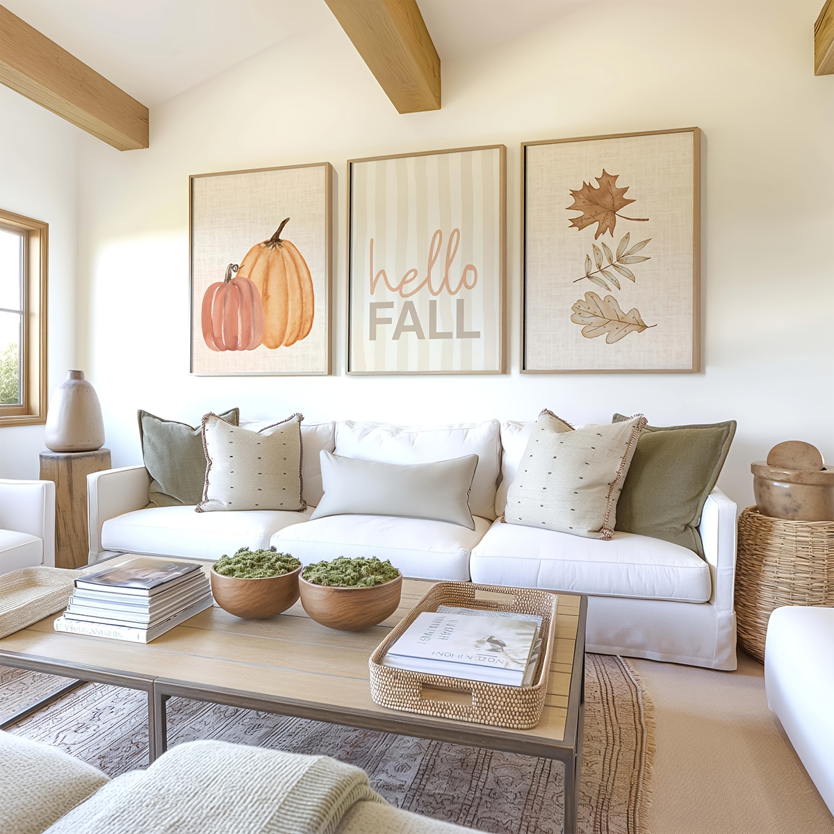 1/3pcs Hello Autumn Logo Canva - Home Decor Logo 评论和价格