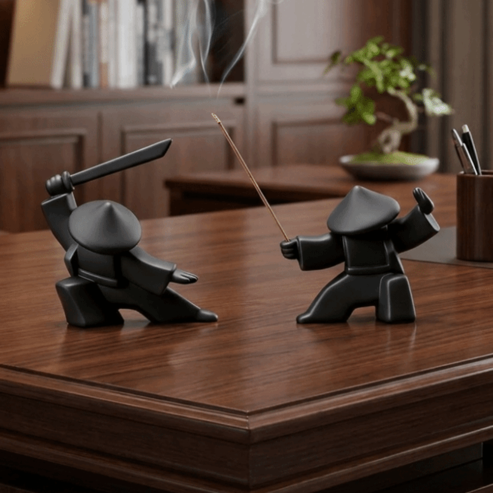 2PCS 3D Printed Samurai Incens - Incense Stick Holder 评论和价格