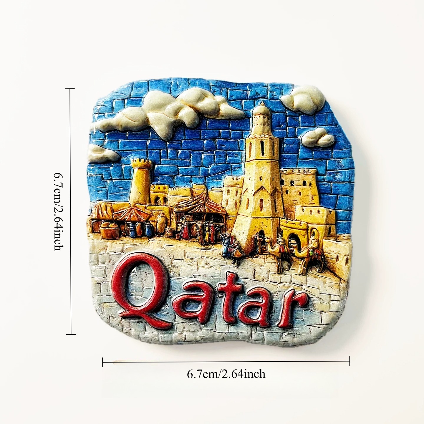Qatar 3D Fridge Magnets Orname - Home Decor Qatar 评论和价格