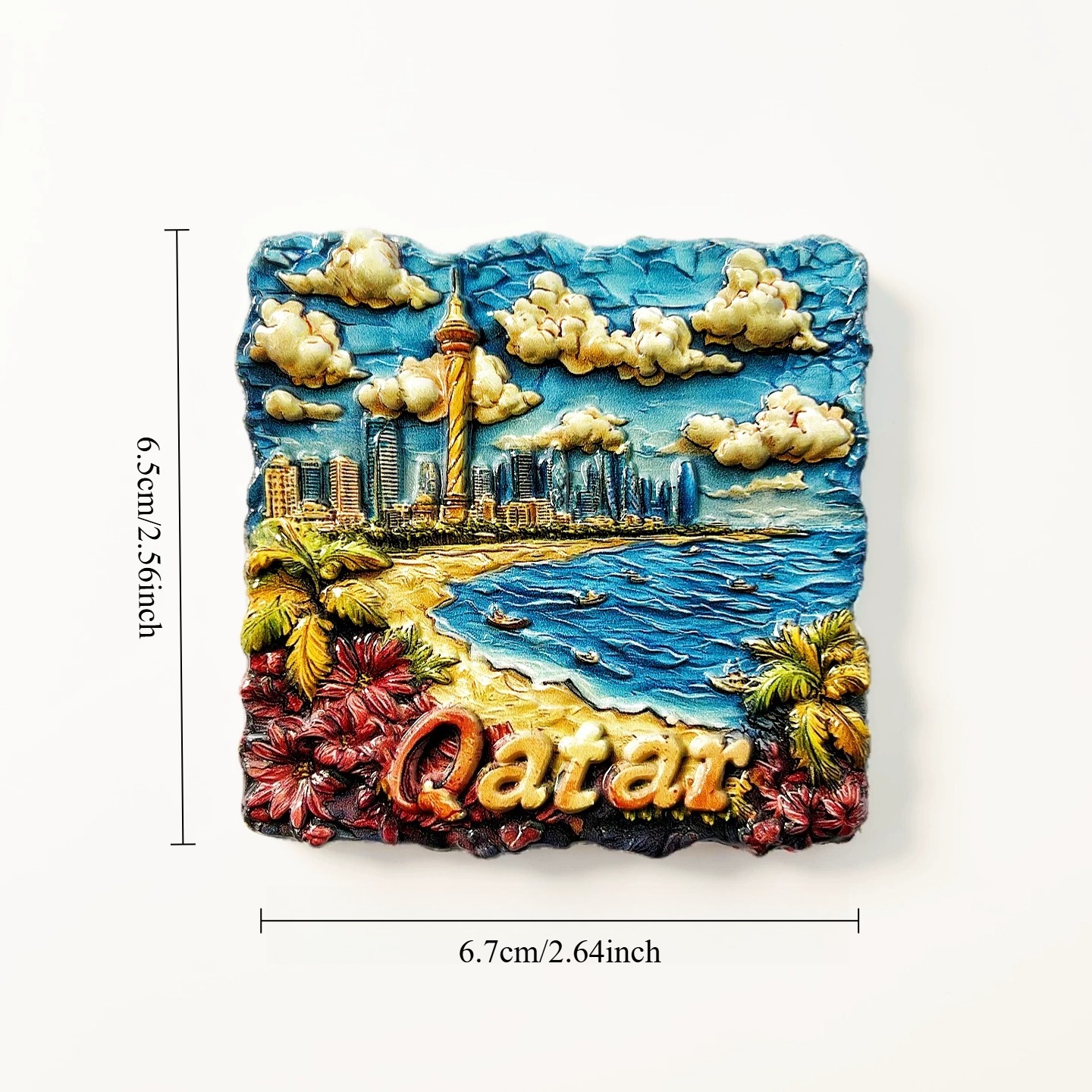 Qatar 3D Fridge Magnets Orname - Home Decor Qatar 评论和价格