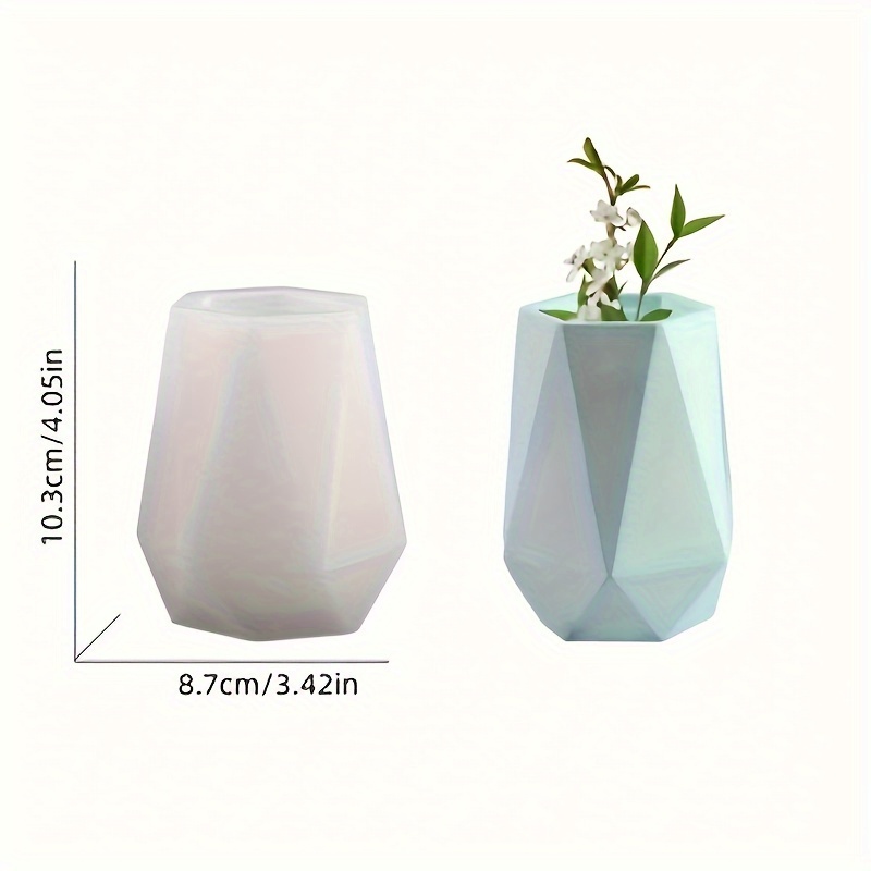 Diy6 Side Cut Side Vase Silico - Home Decor Vase With Flowers 评论和价格