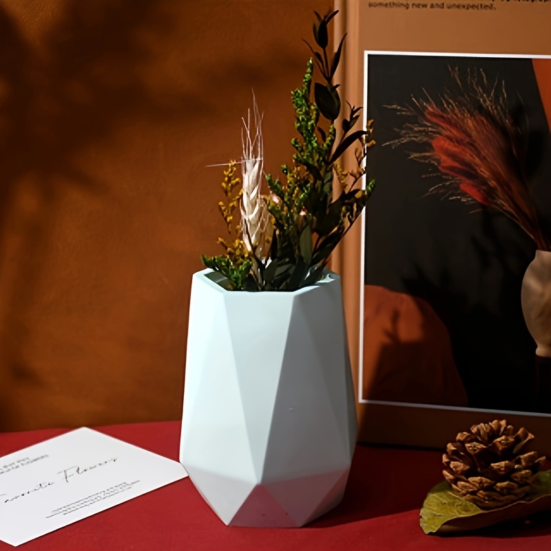 Diy6 Side Cut Side Vase Silico - Home Decor Vase With Flowers 评论和价格