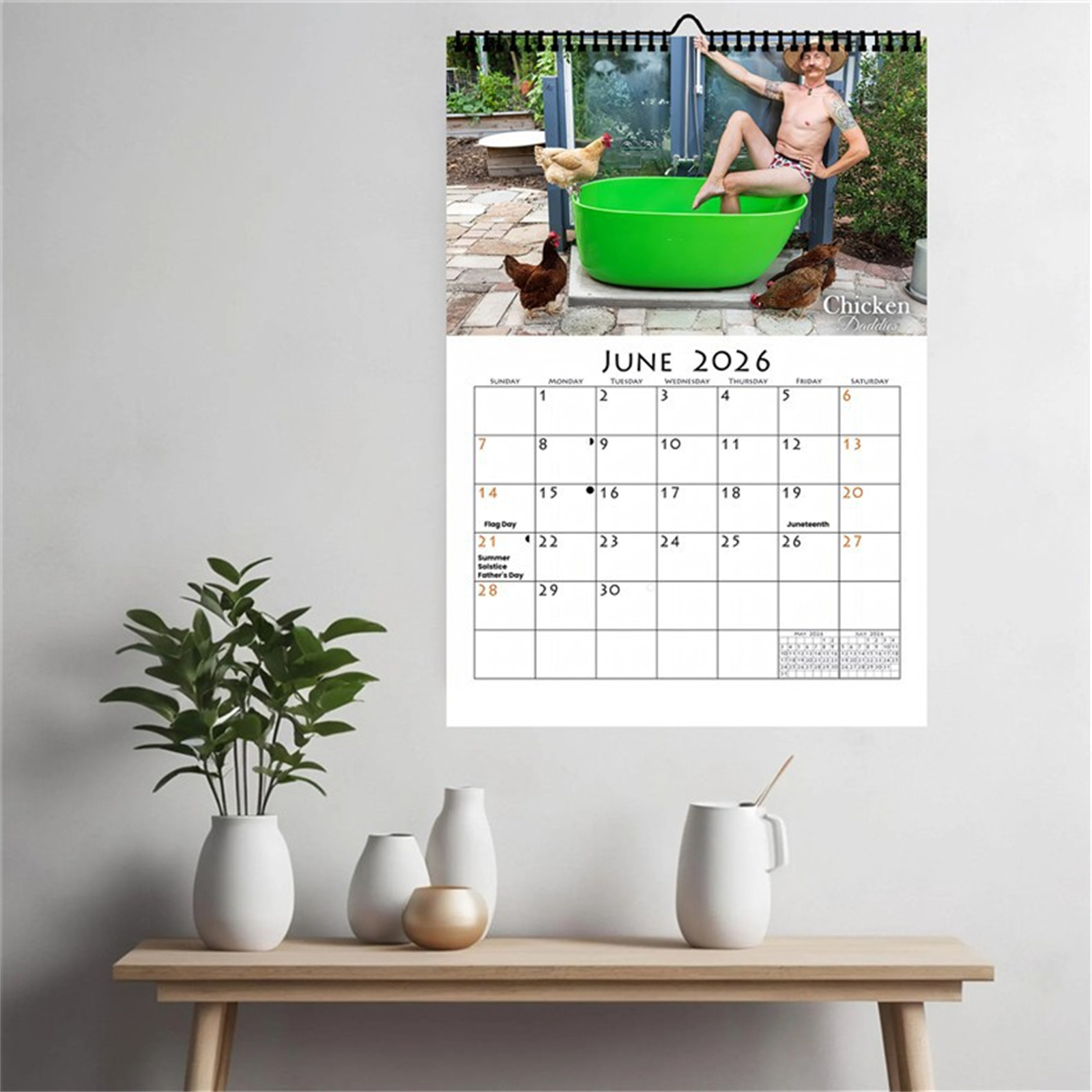 2026 Funny Chicken Daddy Wall  - Home Decor Ideas 评论和价格