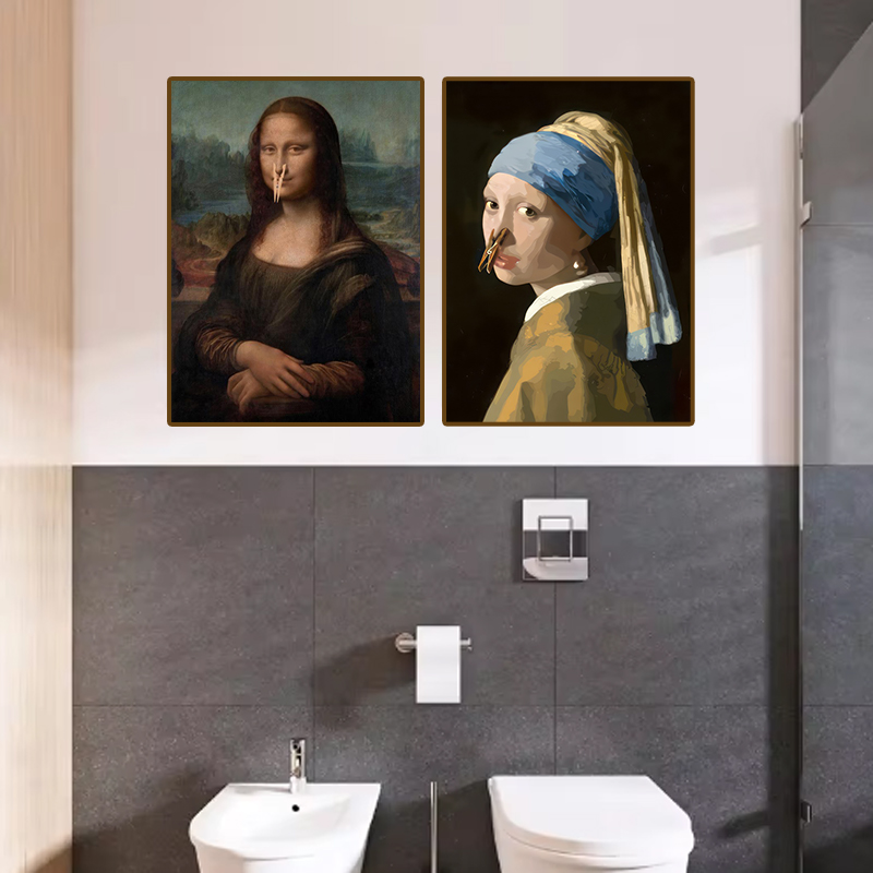1pc Funny Abstract Bathroom To - Home Decor Trends 评论和价格
