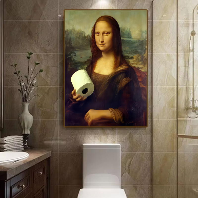 1pc Funny Abstract Bathroom To - Home Decor Trends 评论和价格